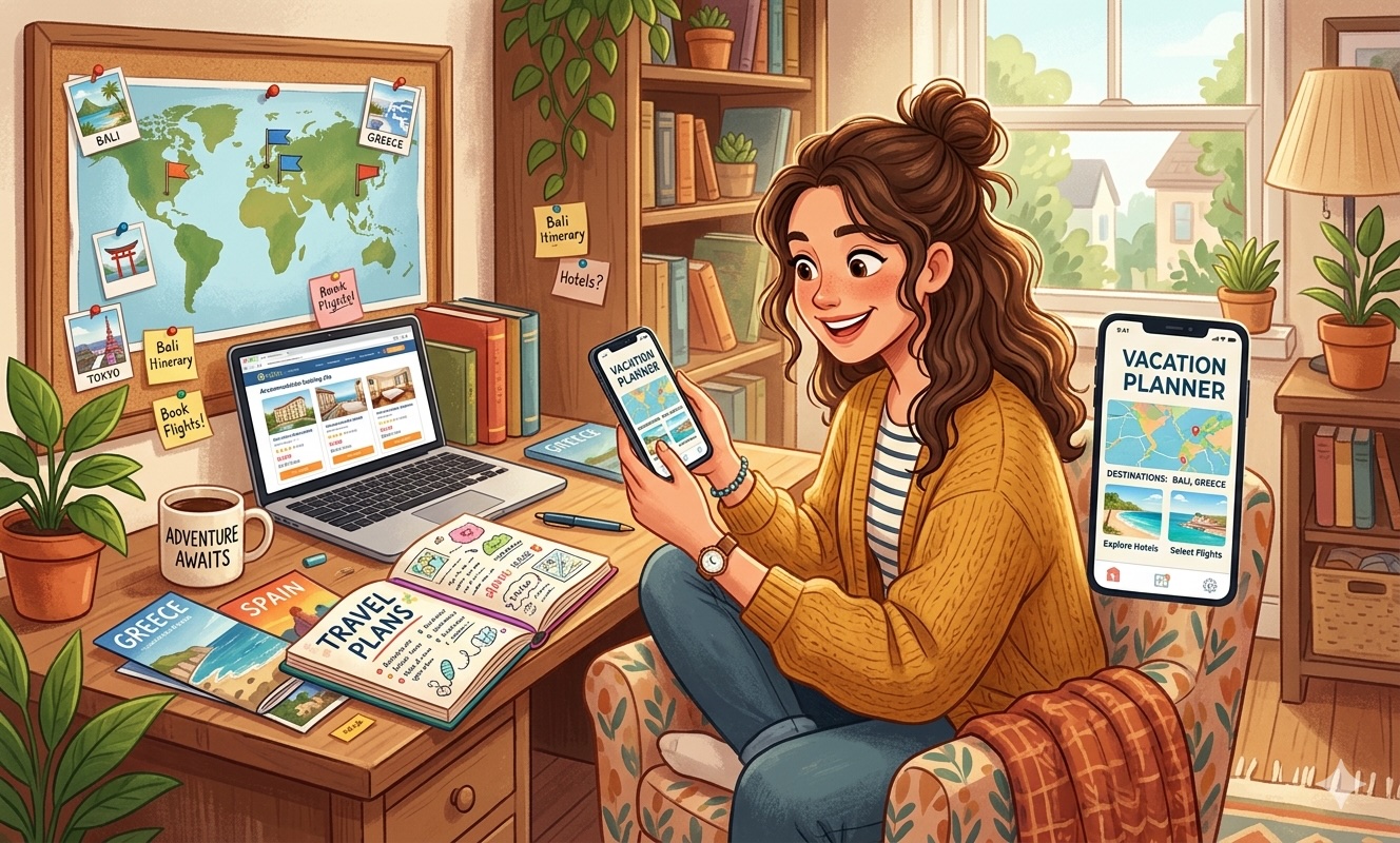 Using a travel advisor.