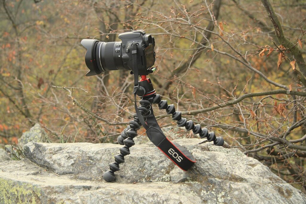 Canon EOS 700D with Gorrila tripod