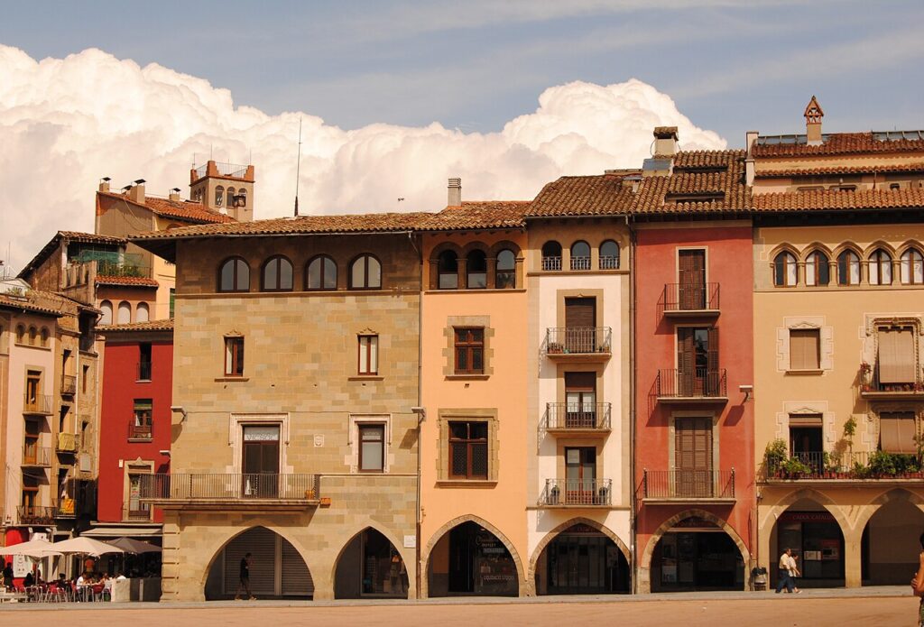 Main square of Vic, Spain