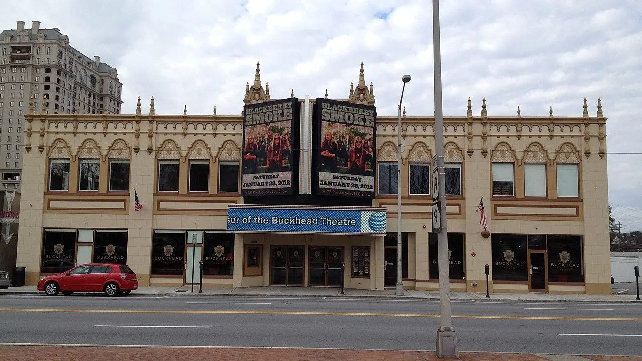 A front view of Buckhead Theatre