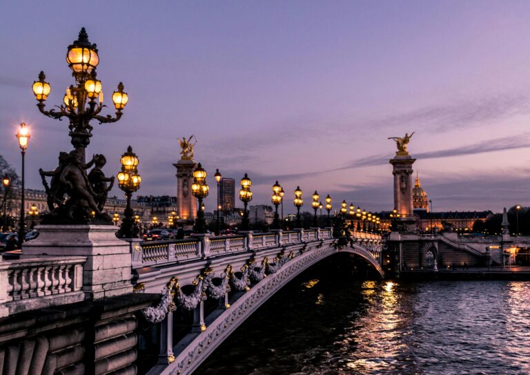 A bridge in Paris, France