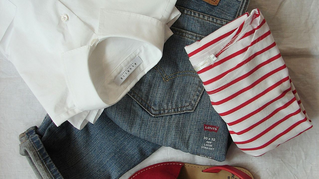 Assorted women's clothing
