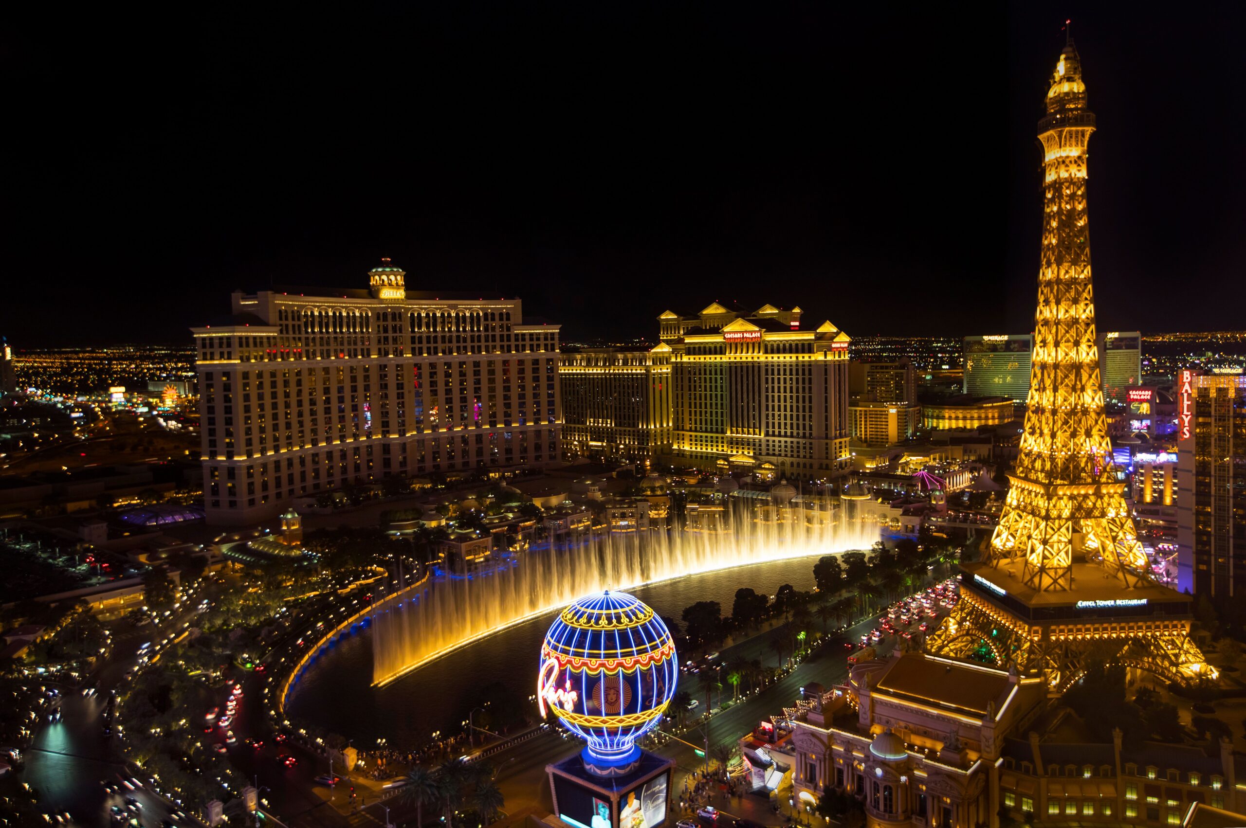 Las Vegas Strip at dusk
