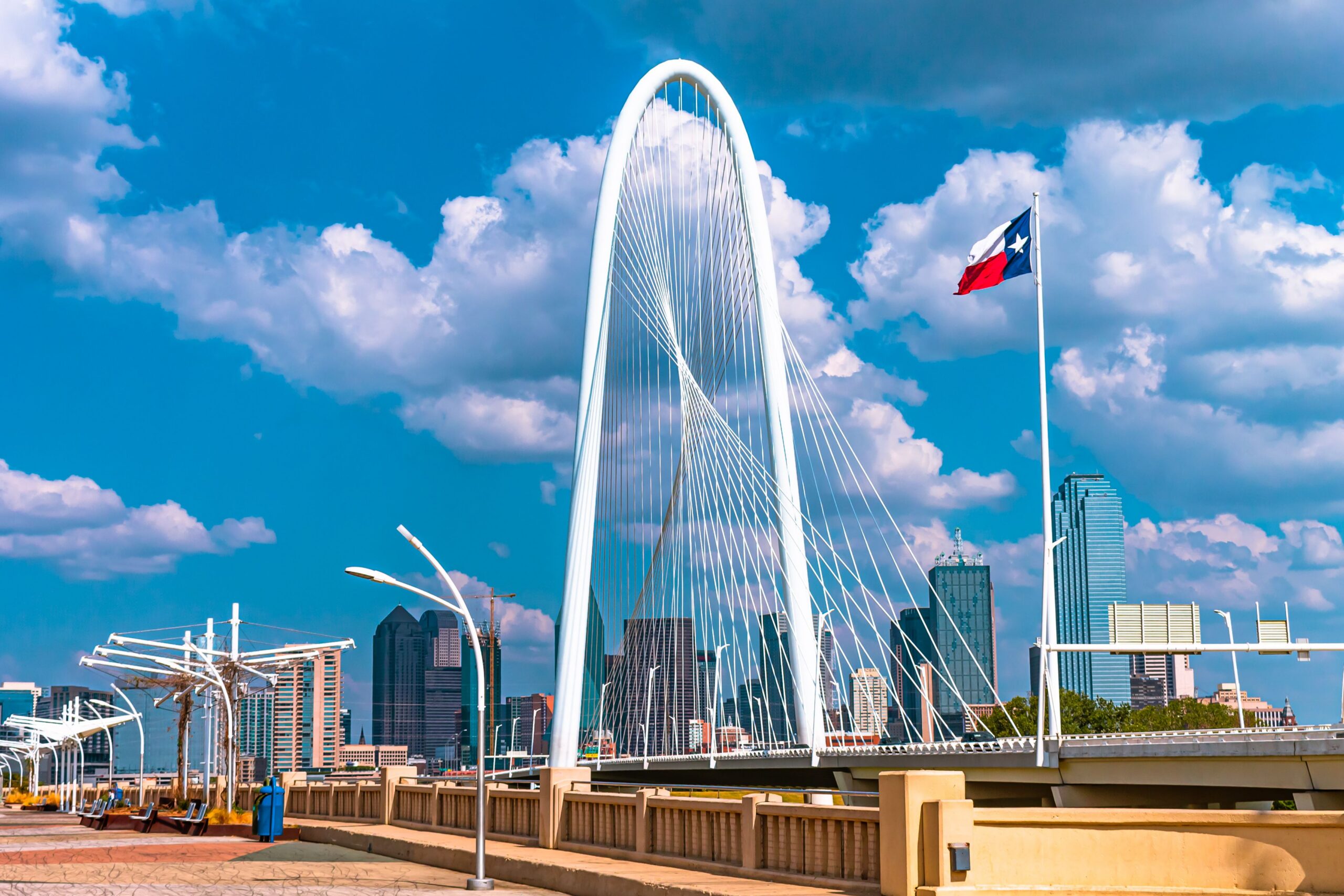 Dallas skyline at dusk