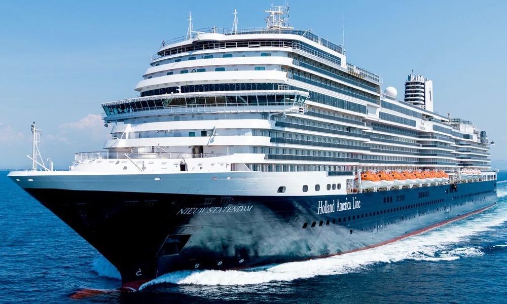 Holland America's Nieuw Statendam cruise ship, exterior view